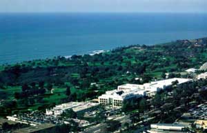 Aerial photo of TSRI California campus