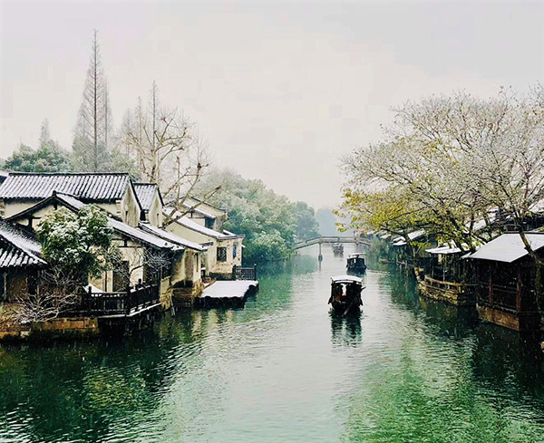 a river in winter