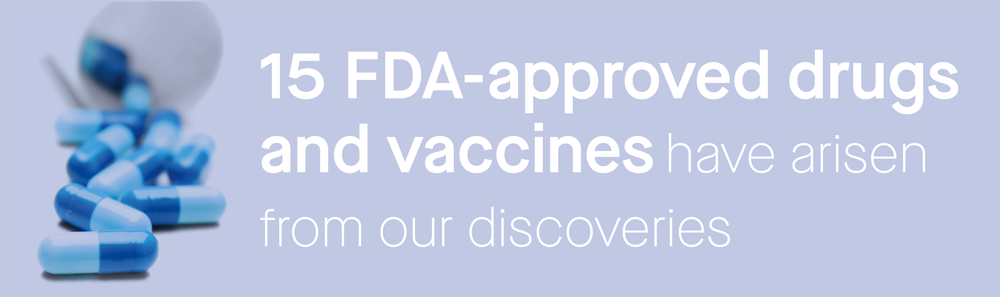 11 FDA-approved drugs and vaccines have arisen from Scripps Research discoveries