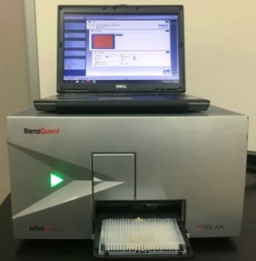 NanoQuant Cuvette and Plate Reader