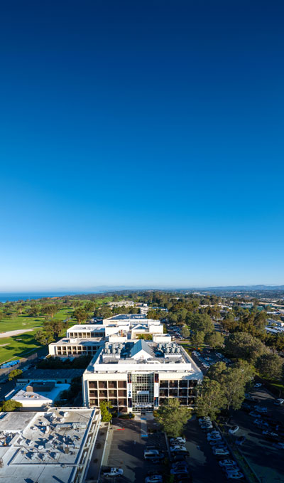 Aerial view of The Scripps Research Institute, La Jolla campus