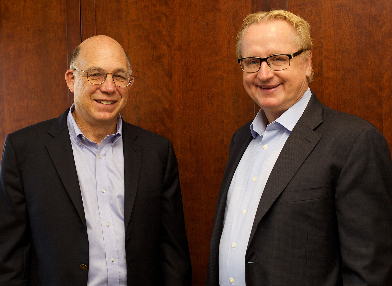 The Scripps Research Institute will be led by Peter G. Schultz (left) as CEO and Steve A. Kay as president. (Photo by John Dole.)