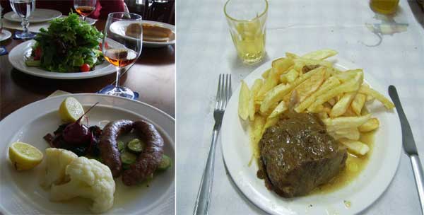 Photos of mealtime in Greece