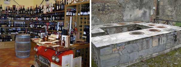 Photo of Italian wine shops