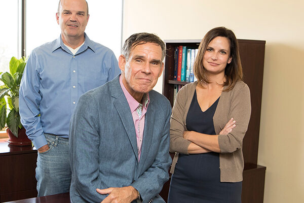 Steve Steinhubl, Eric Topol and Katie Baca-Motes