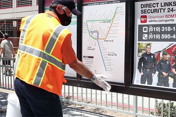 Scientists partner with San Diego transit and health workers to study wearable devices for detecting COVID-19