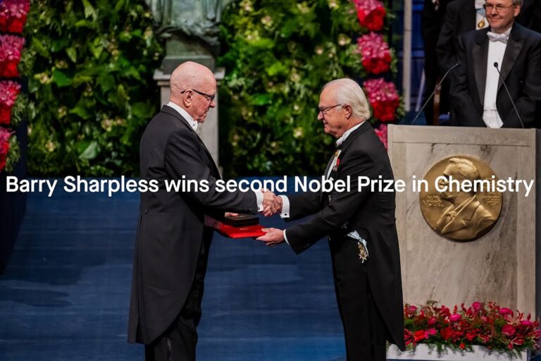 Historic honor: Barry Sharpless wins second Nobel Prize in Chemistry