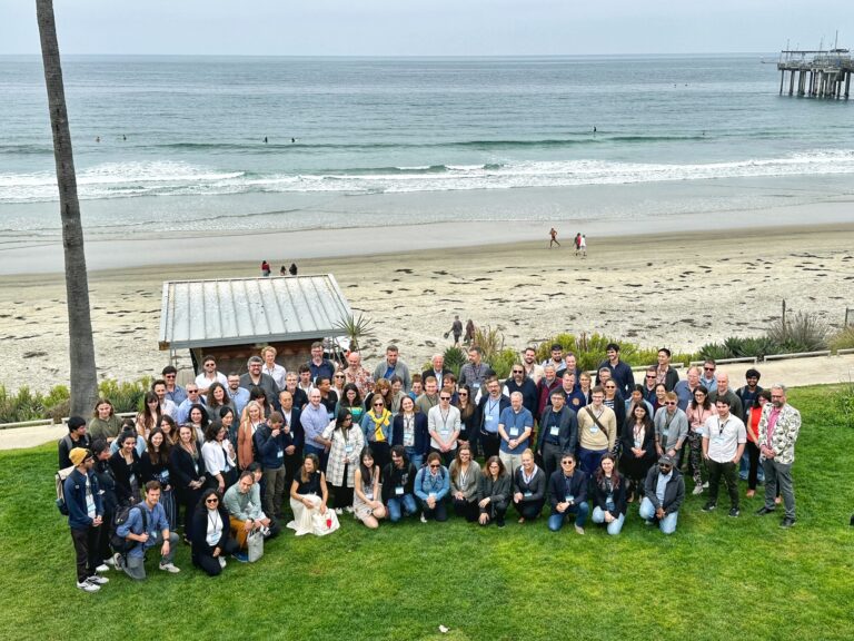 Group photo at the beach.