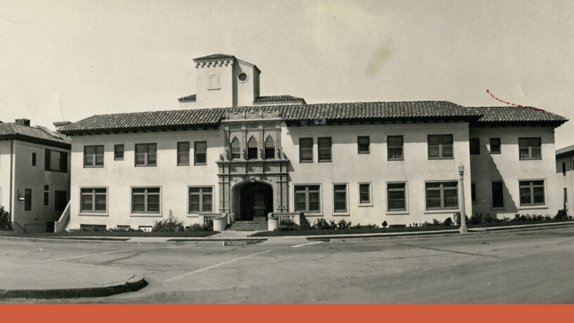 The first SCRF building on the Torrey Pines Mesa