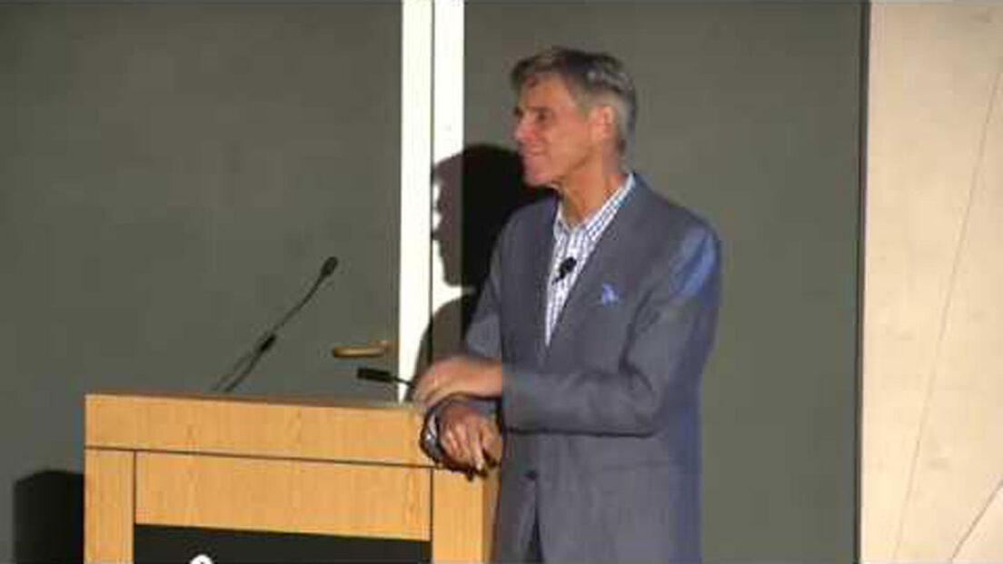 Eric Topol at a podium