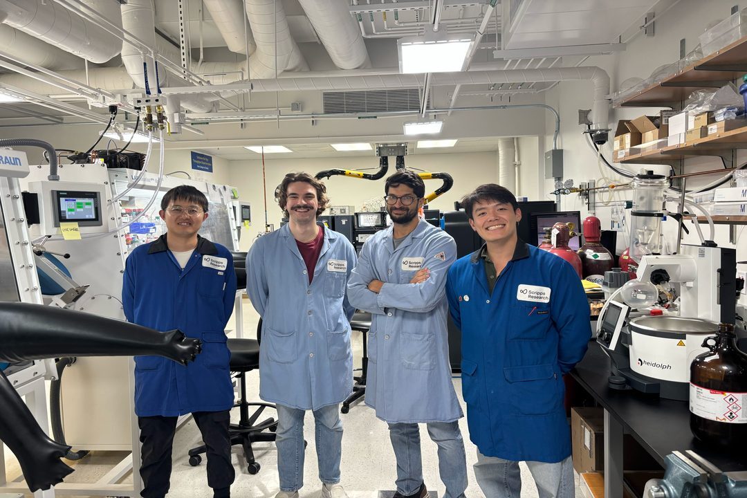 Left to right: Lingran Kong, Brandon Orzolek, Ryan Shenvi and Kevin Zong.