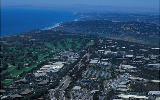 Aerial View of The Scripps Research Institute, La Jolla campus